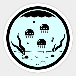 A Home for Jellies Sticker